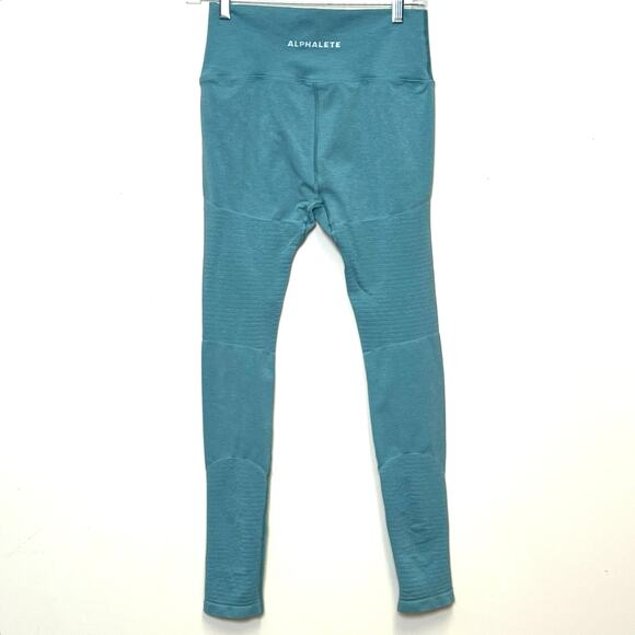 Alphalete Revival Leggings Jade Green XL - Picture 1 of 7